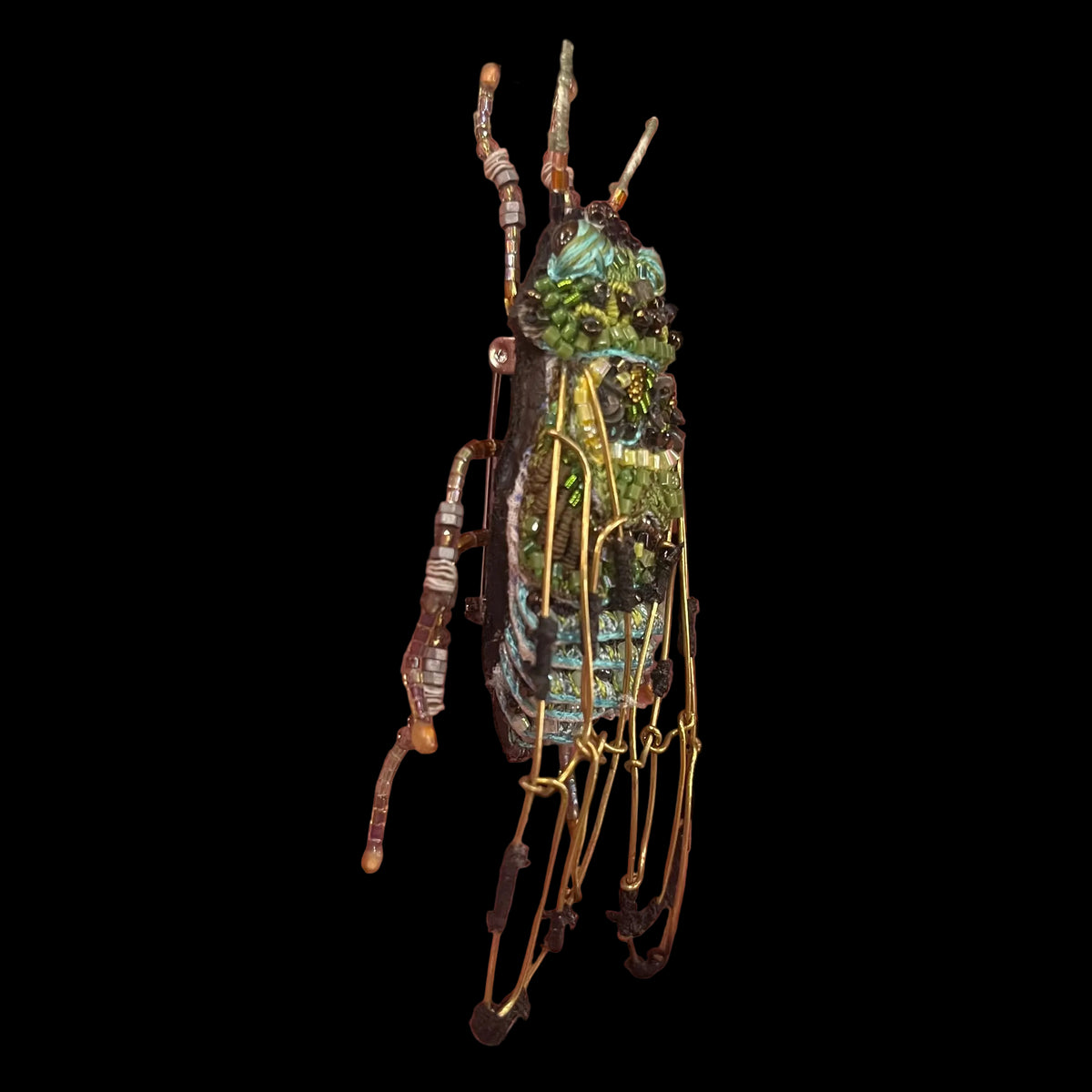 Large Cicada Brooch Pin