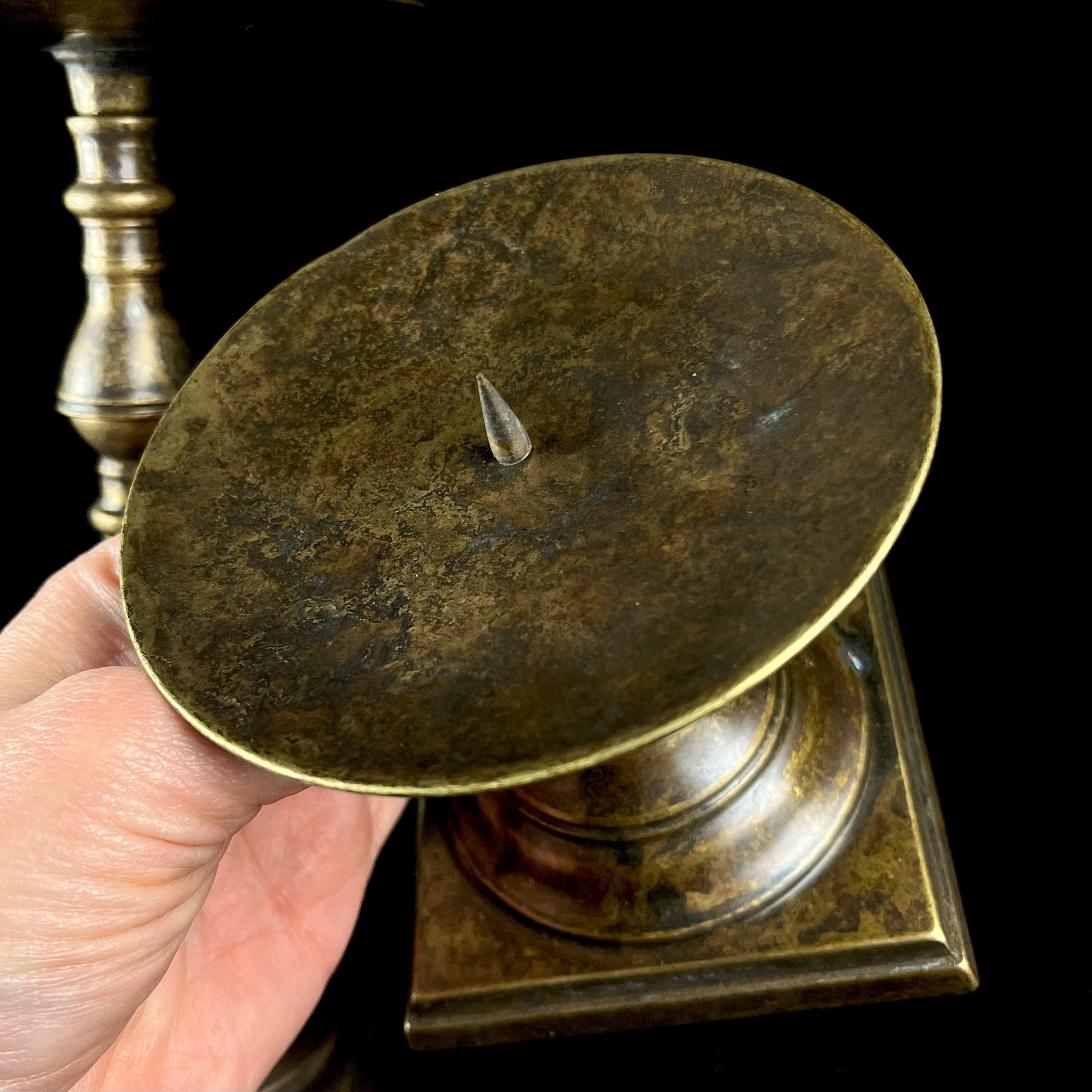 Top view of Bronze Candle Holder