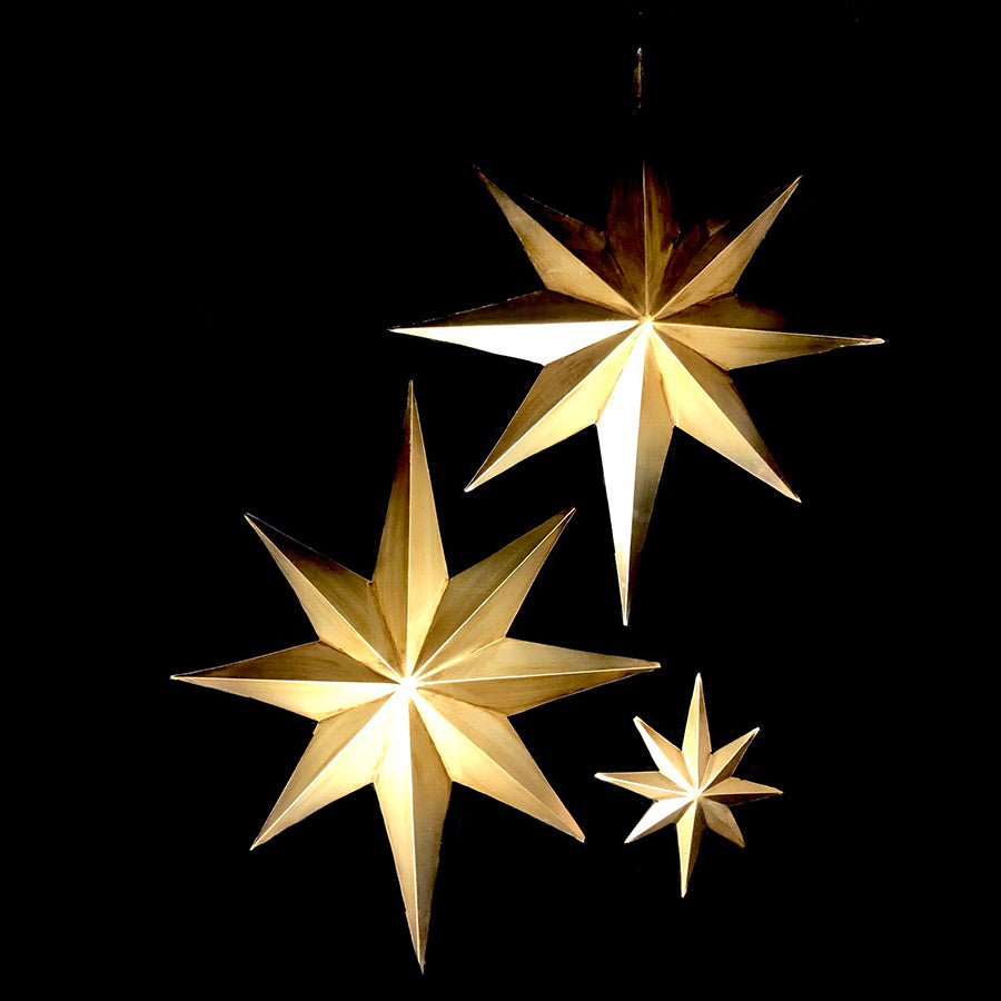 Grouping of two Large Stars and one small