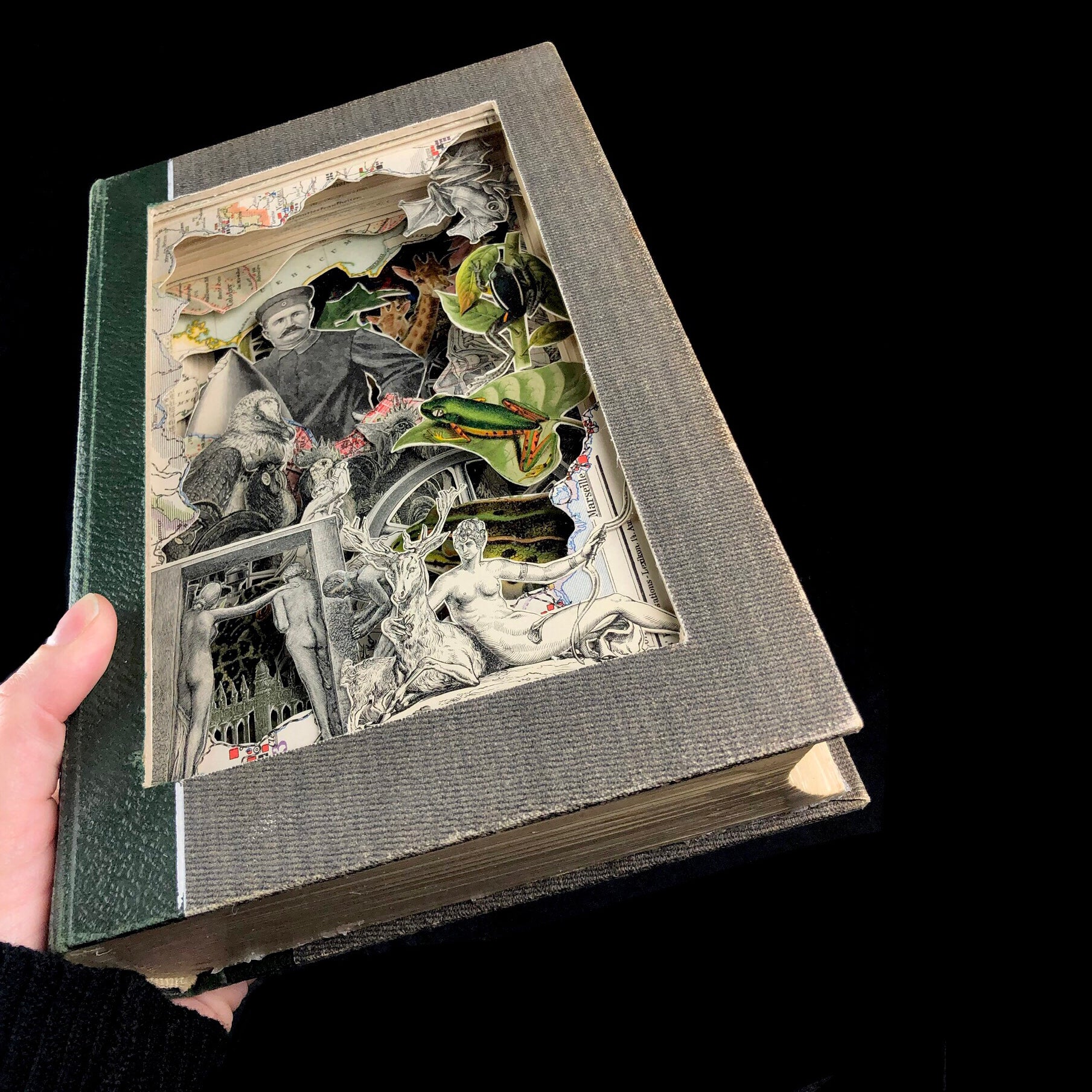 Brockhaus book shown held in hand
