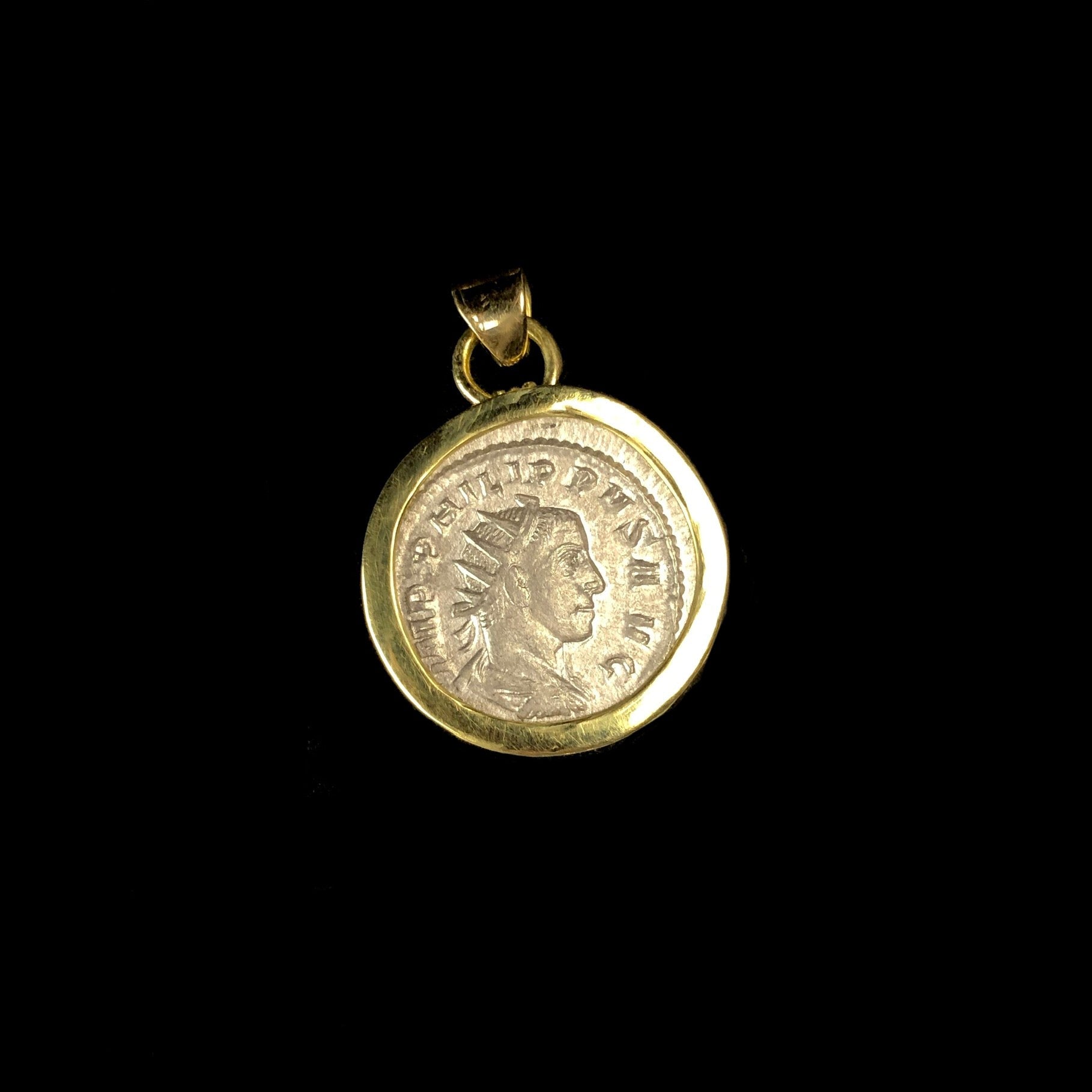 Back view of Goddess of Peace Pendent