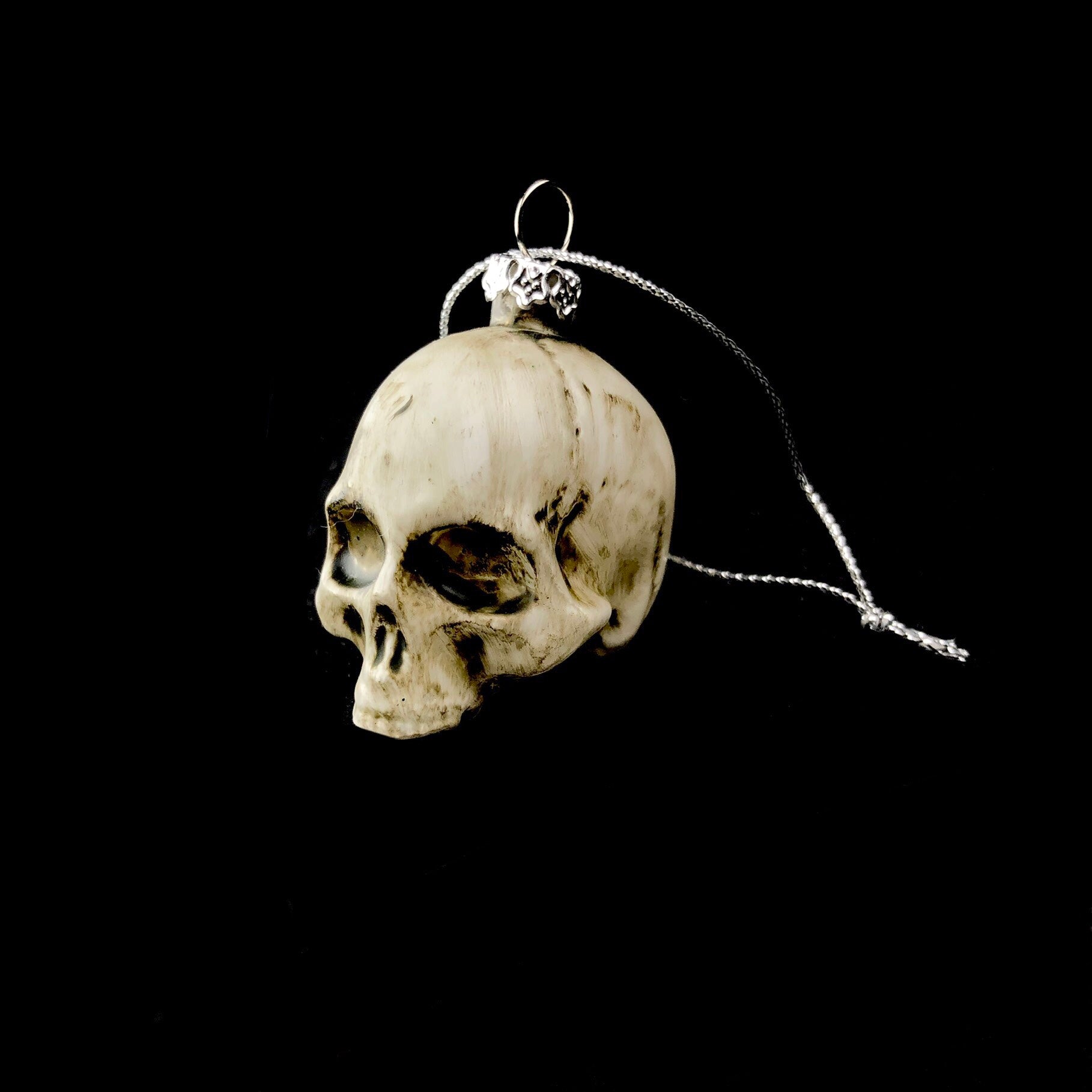 Left side of Skull Ornament