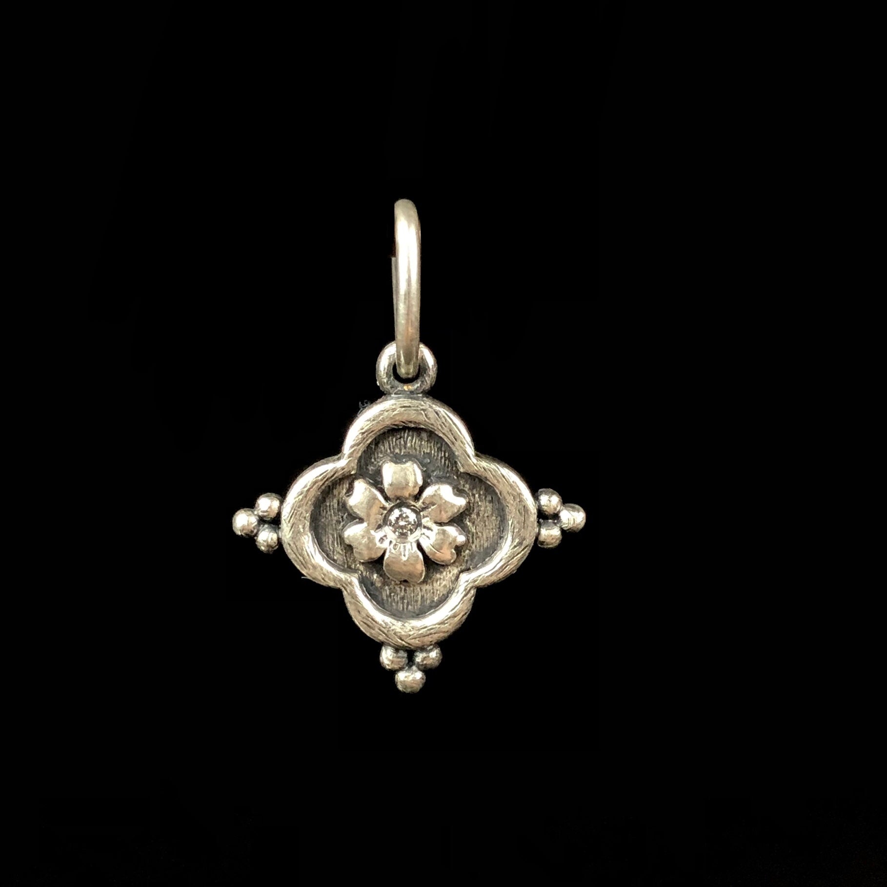 Flower side of Dragonfly Flower Charm