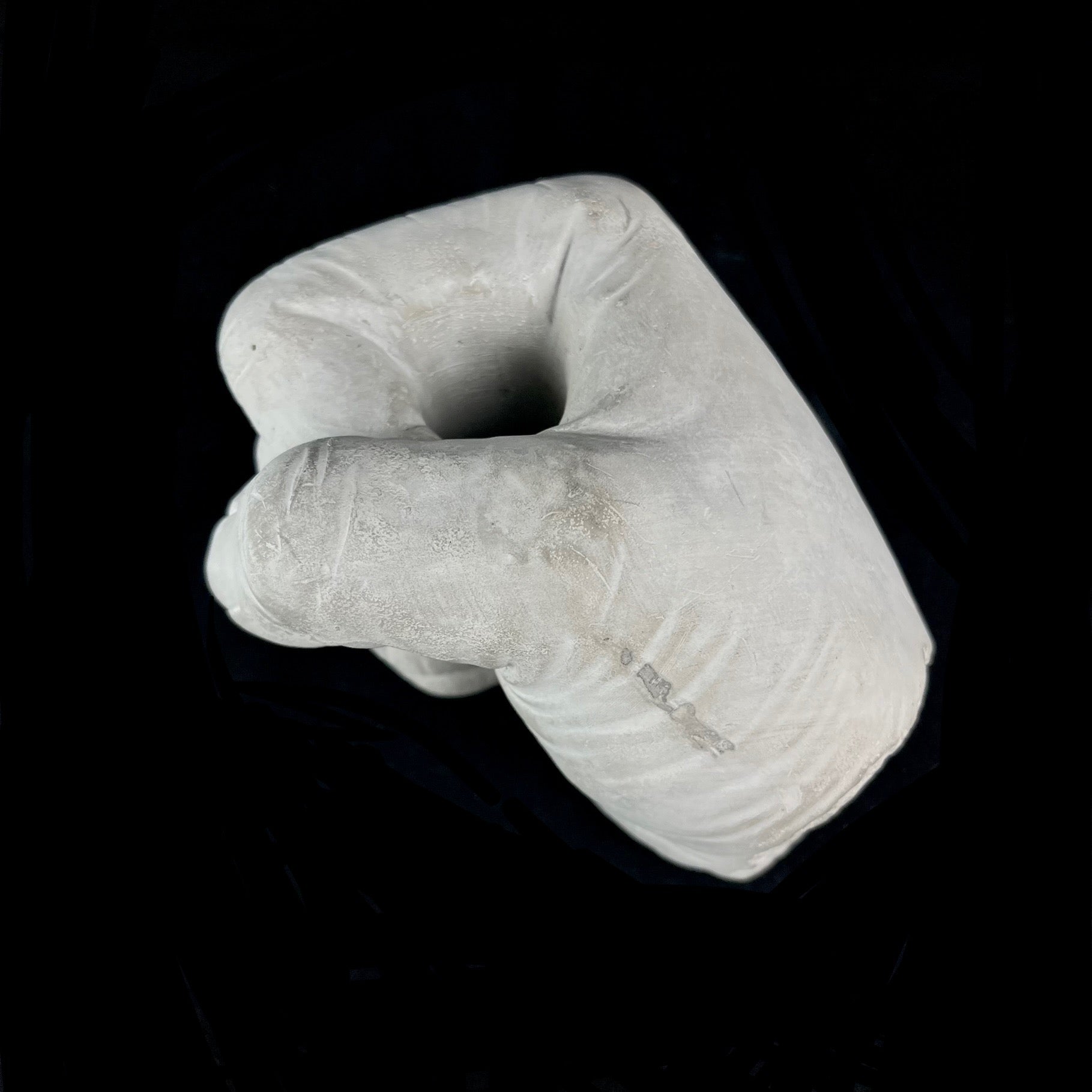 Top view of Concrete Candlestick Holder