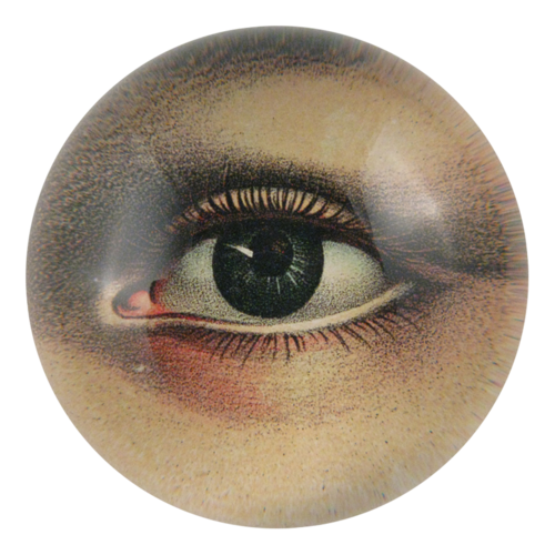 Front view of Right Eye Paperweight