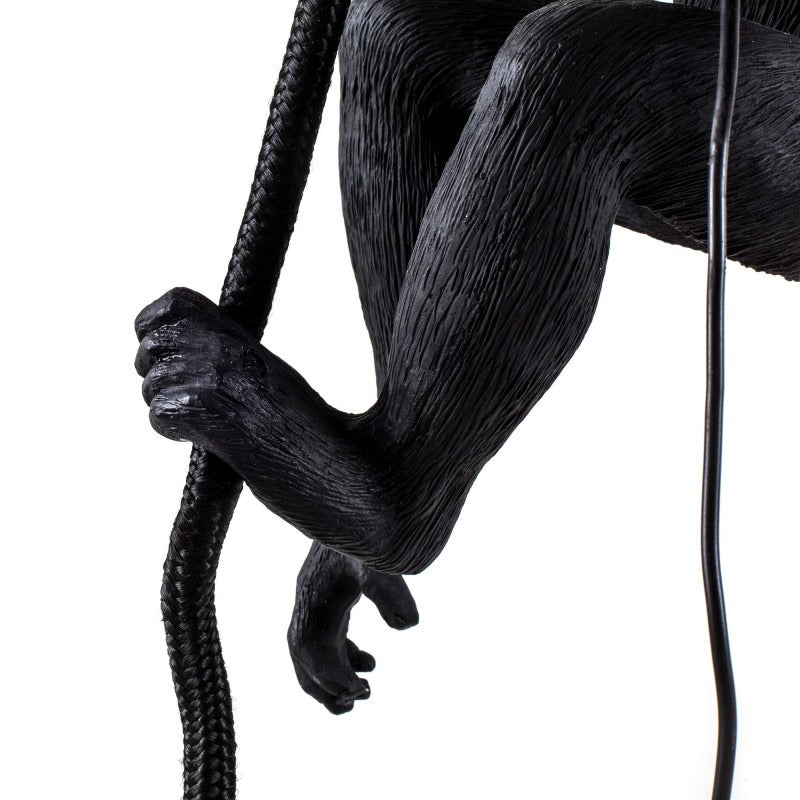 Texture detail on Hanging Monkey Lamp