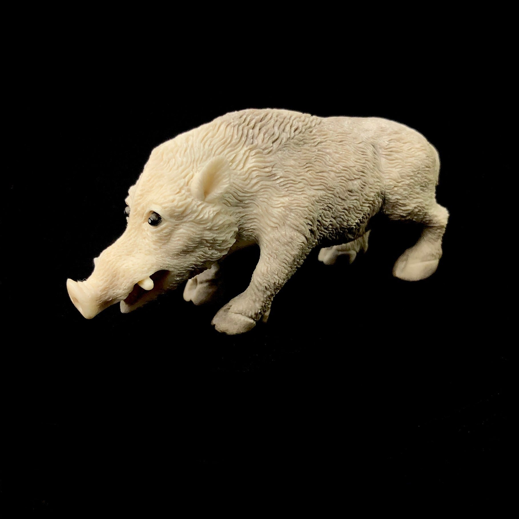 Front side view of Boar Carving