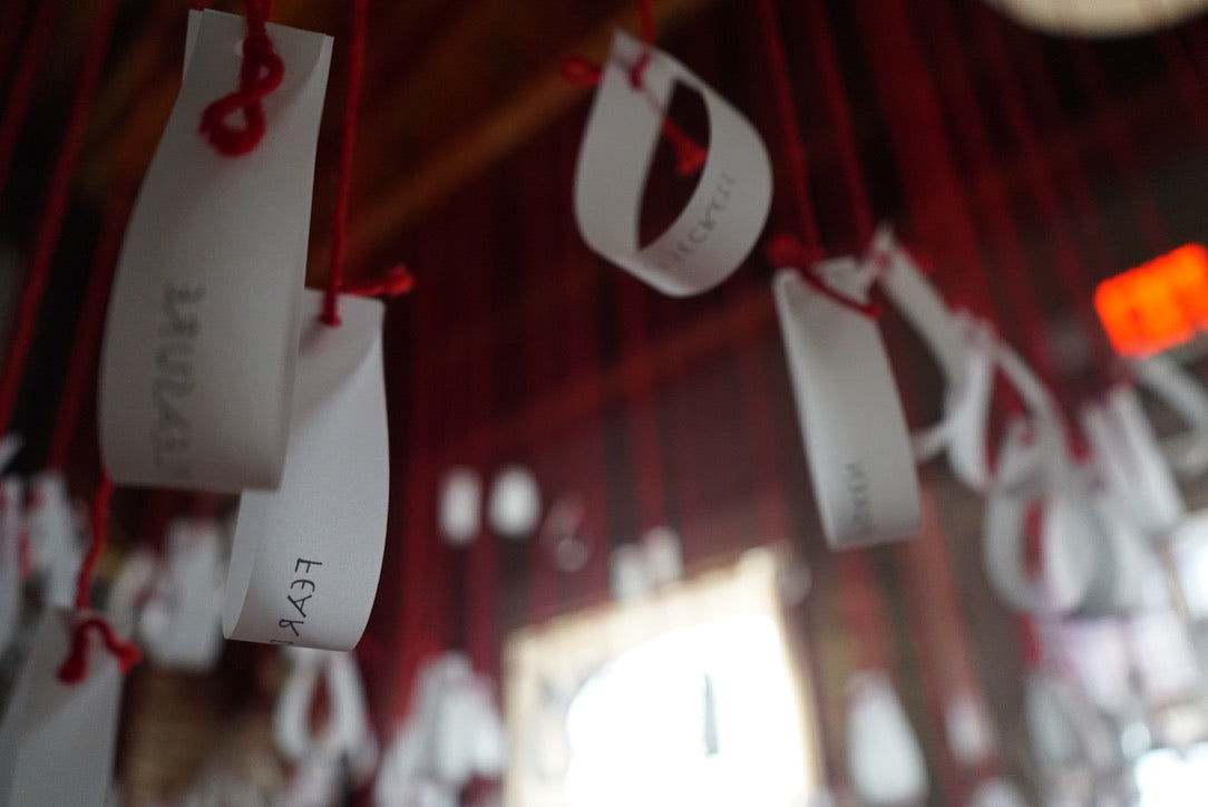 "Threads Of Wisdom" An Interactive Art Installation in The Salon at Gold Bug