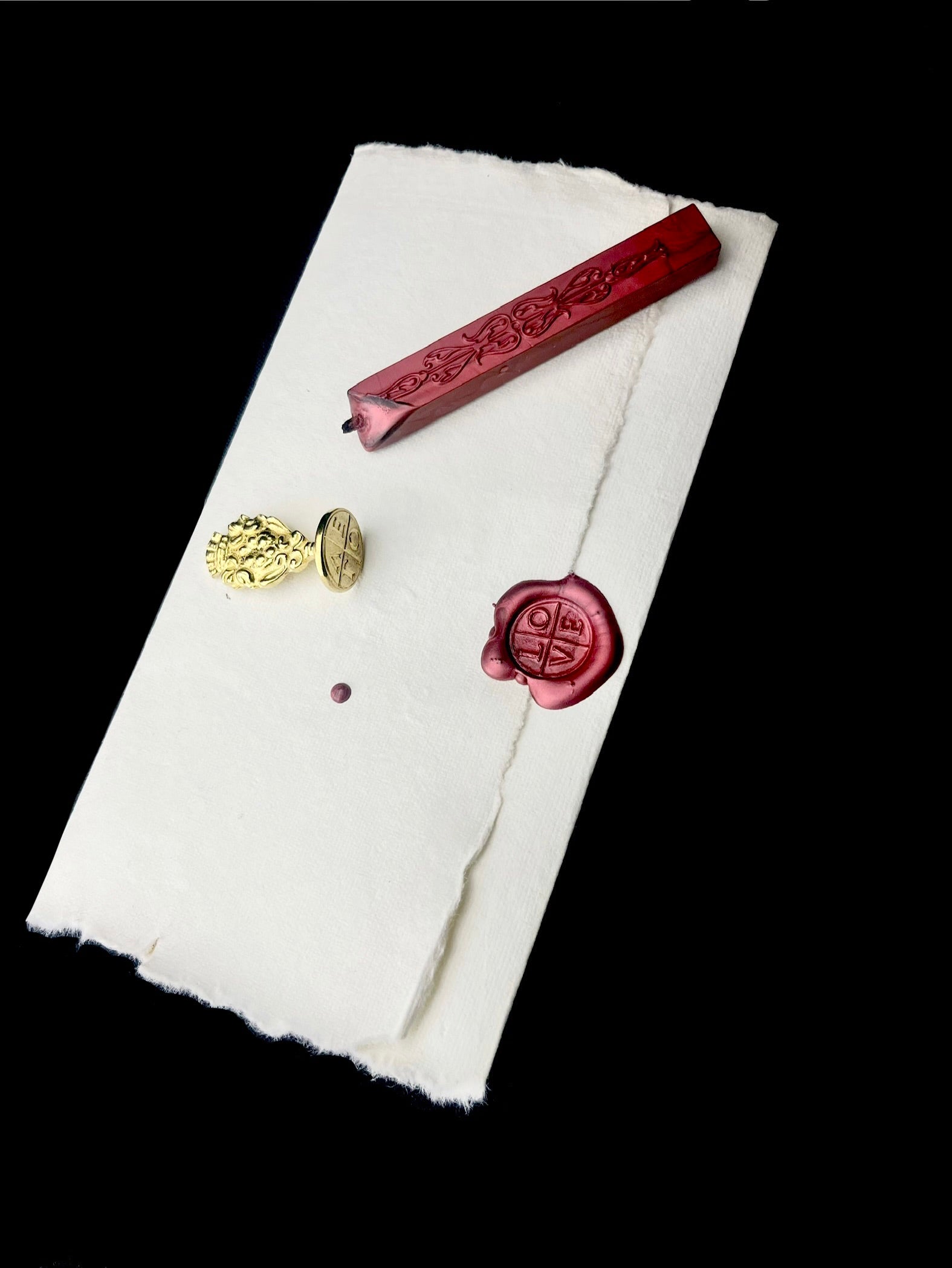 LOVE wax seal