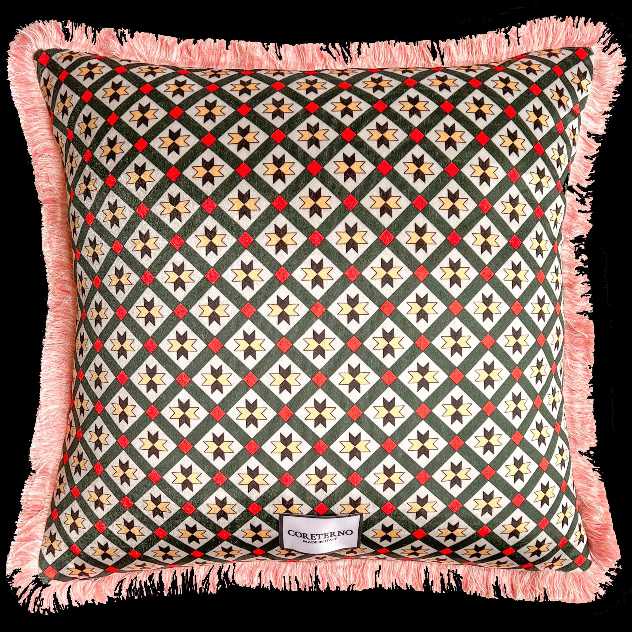 Back panel view of Porcupine cushion