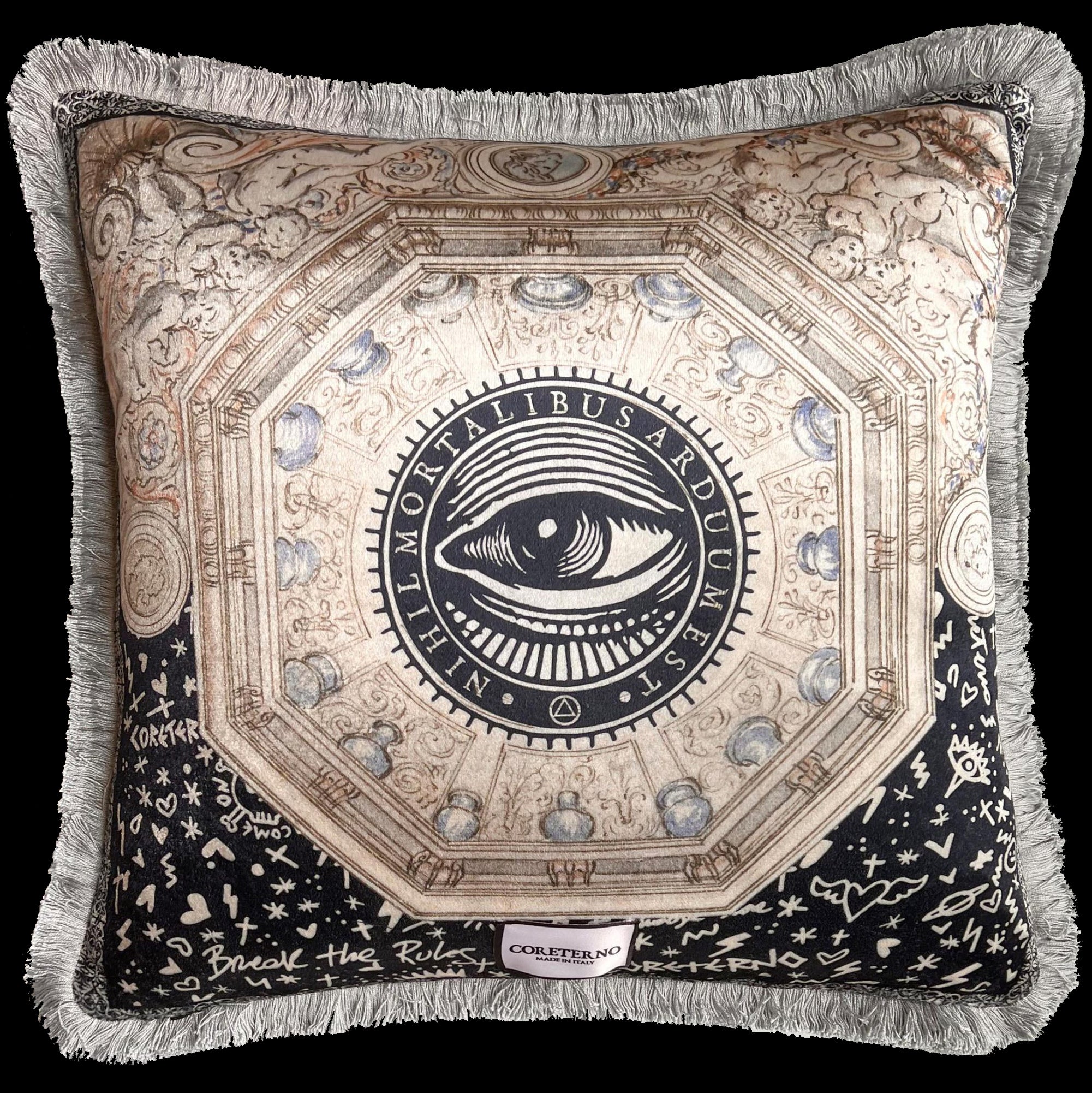 Back panel of All Seeing Eye Cushion