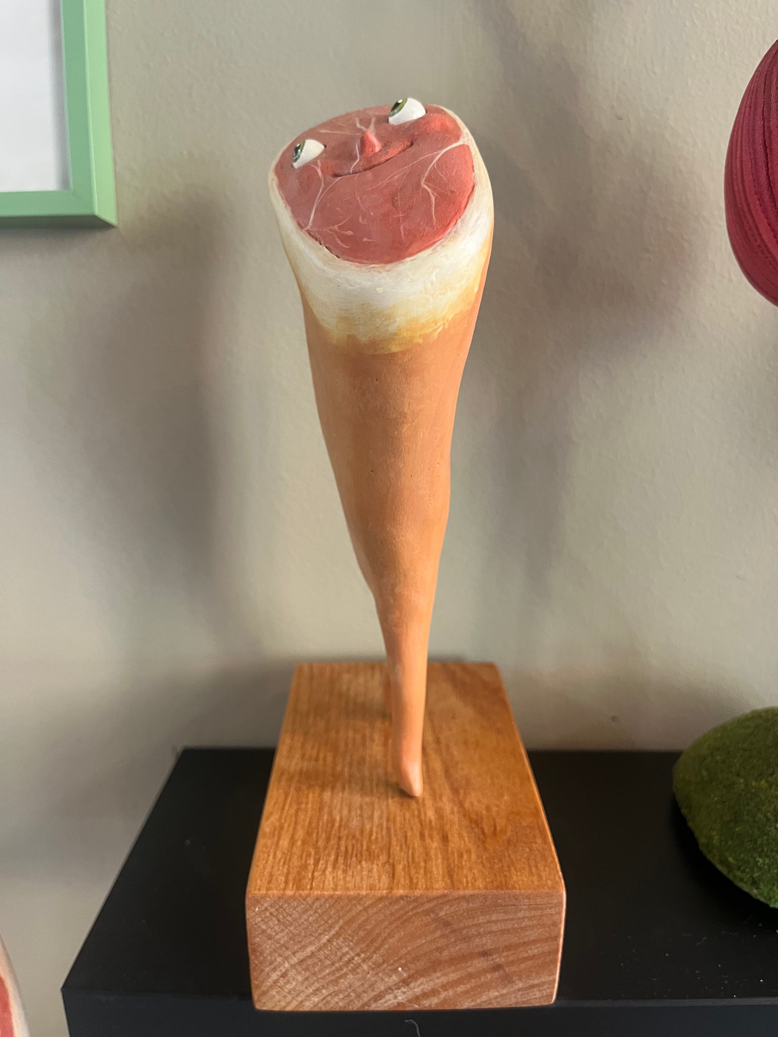 Poised Prosciutto Sculpture