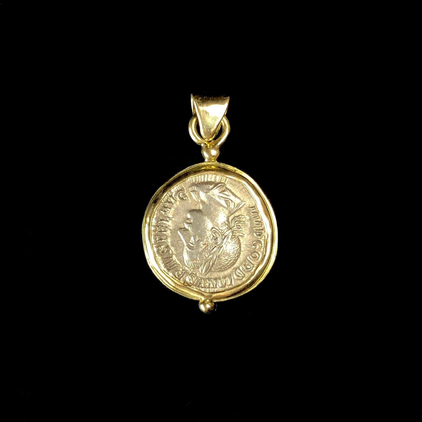 Back view of Roman Diana Coin