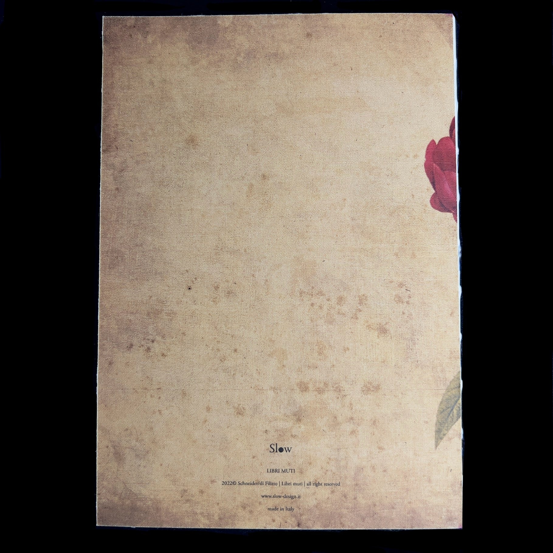 Back cover of Rose Journal