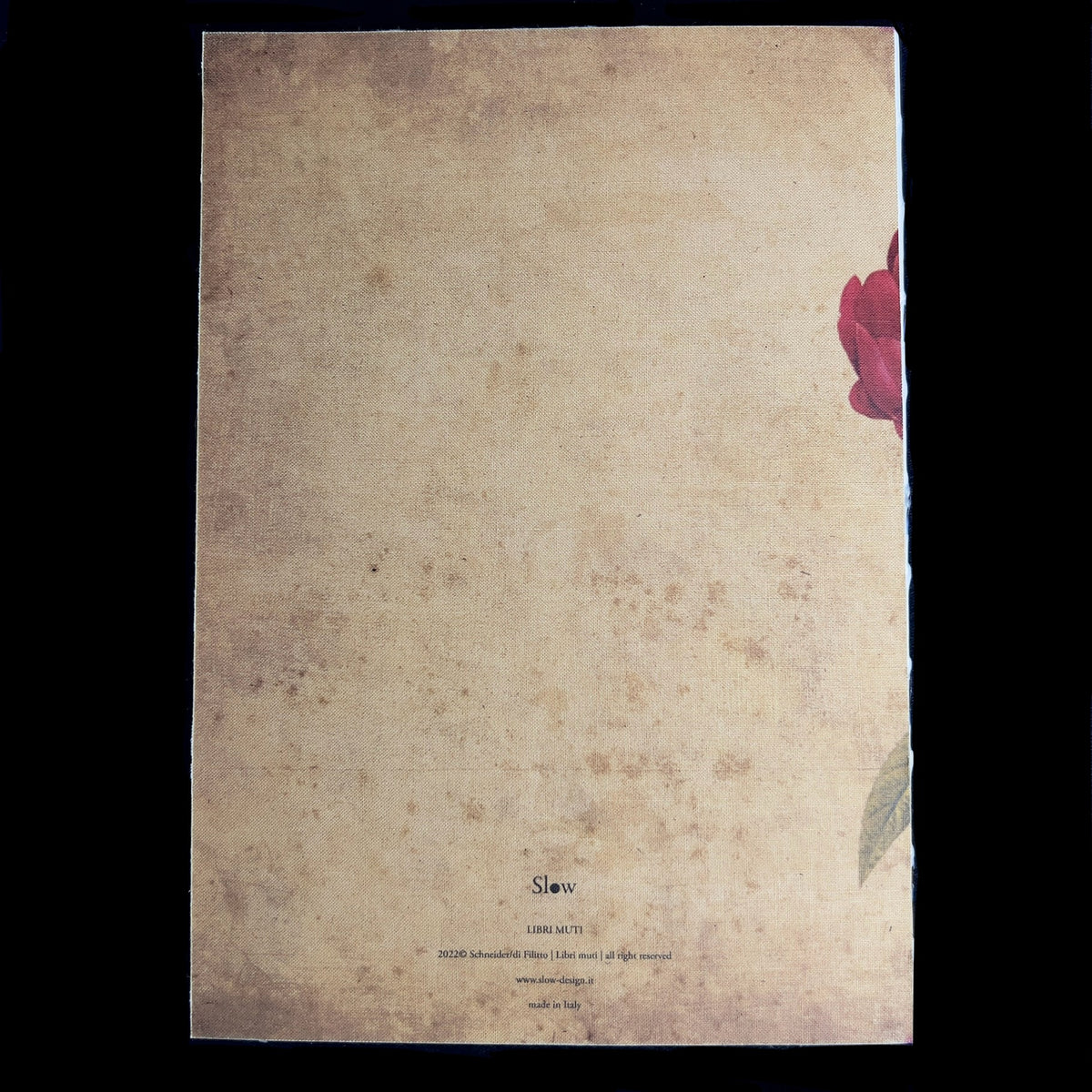 Back cover of Rose Journal