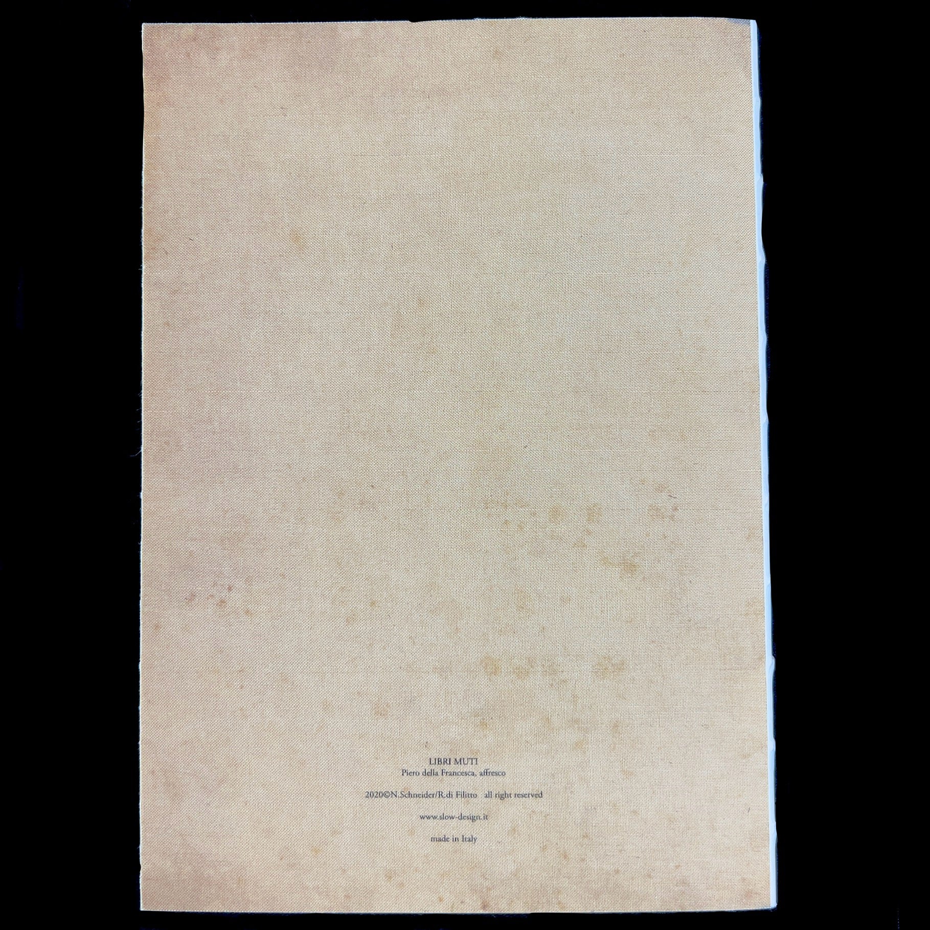 Back cover of Dog Journal