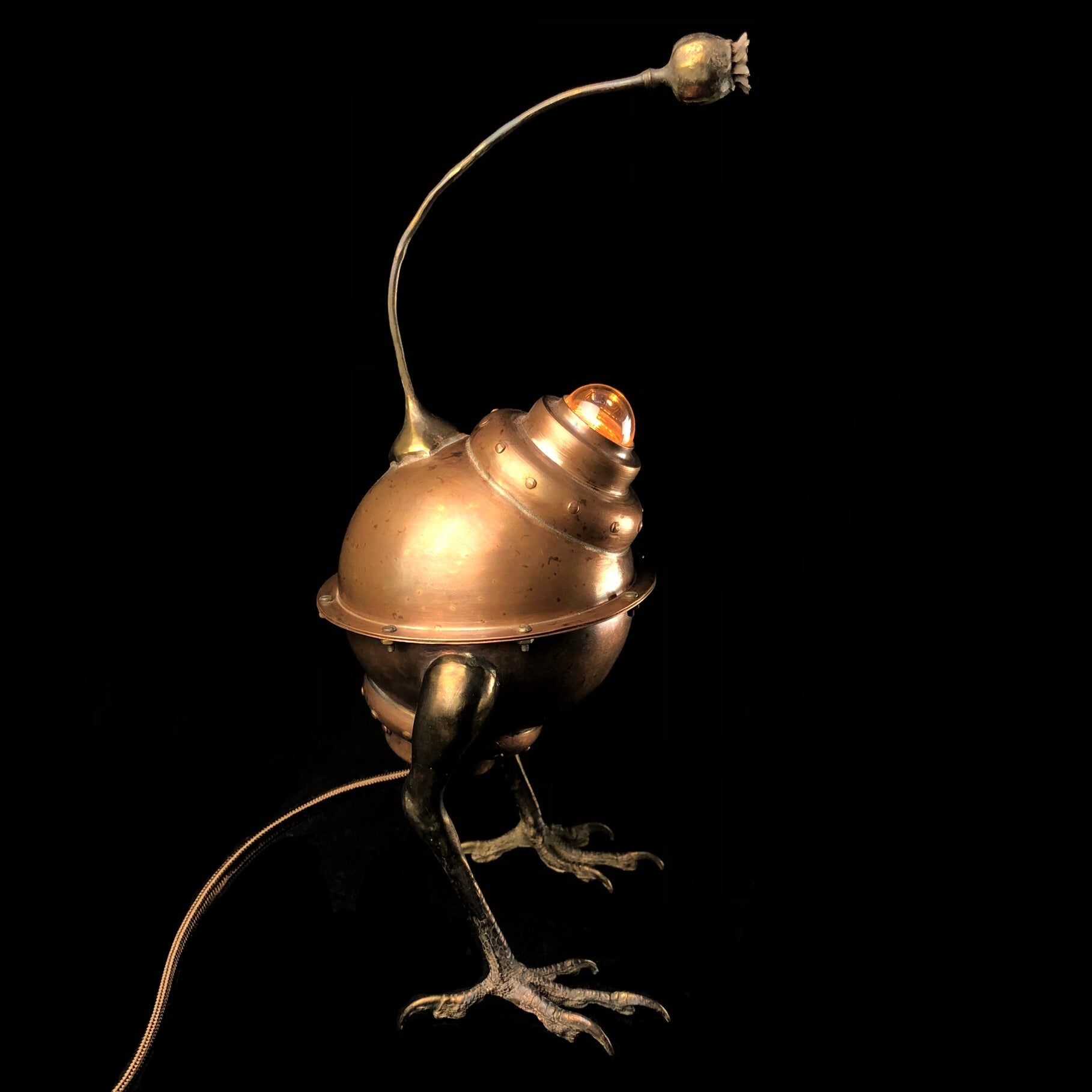 Side view of Opium Gazer Lamp