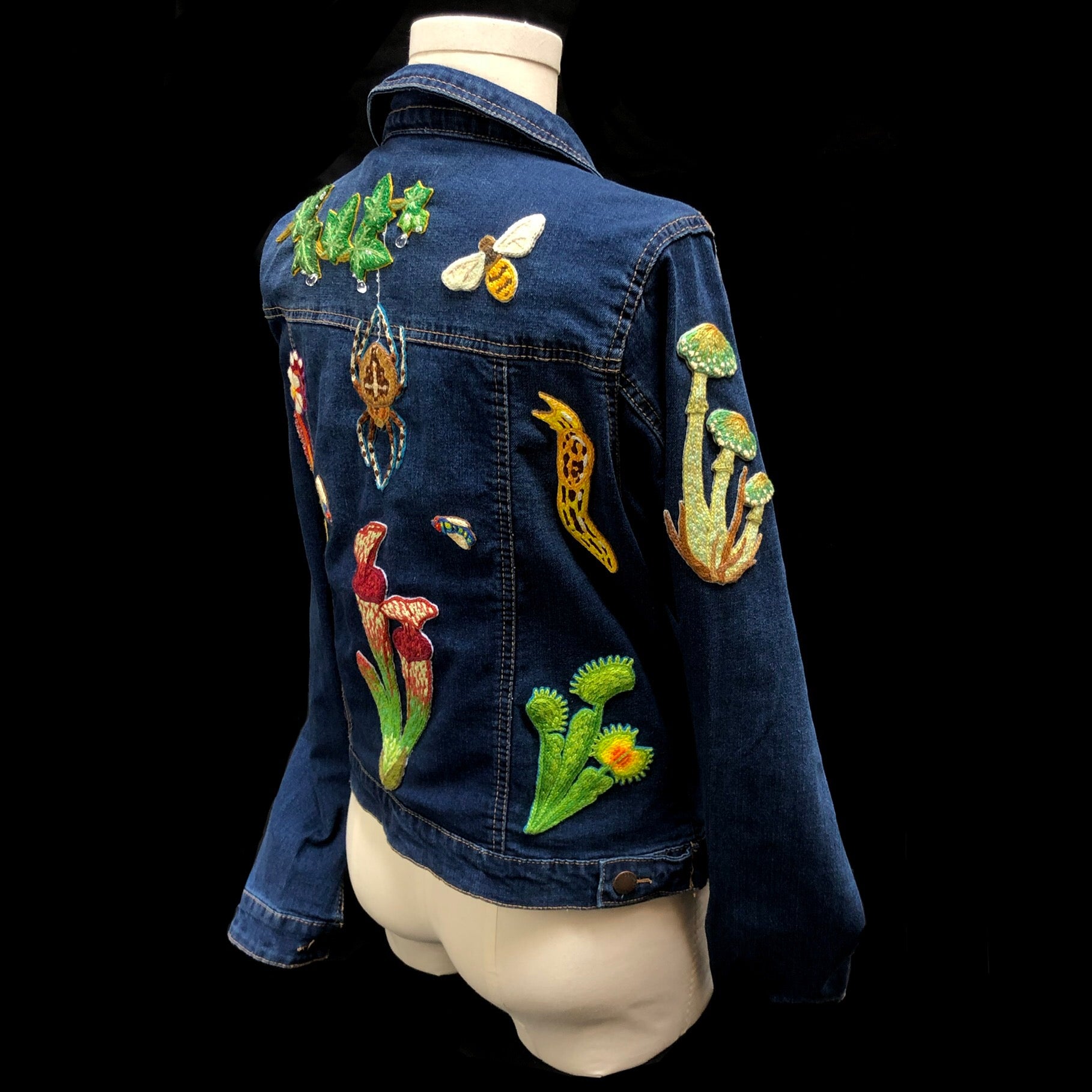 Right back view of Carnivorous Plants Jacket