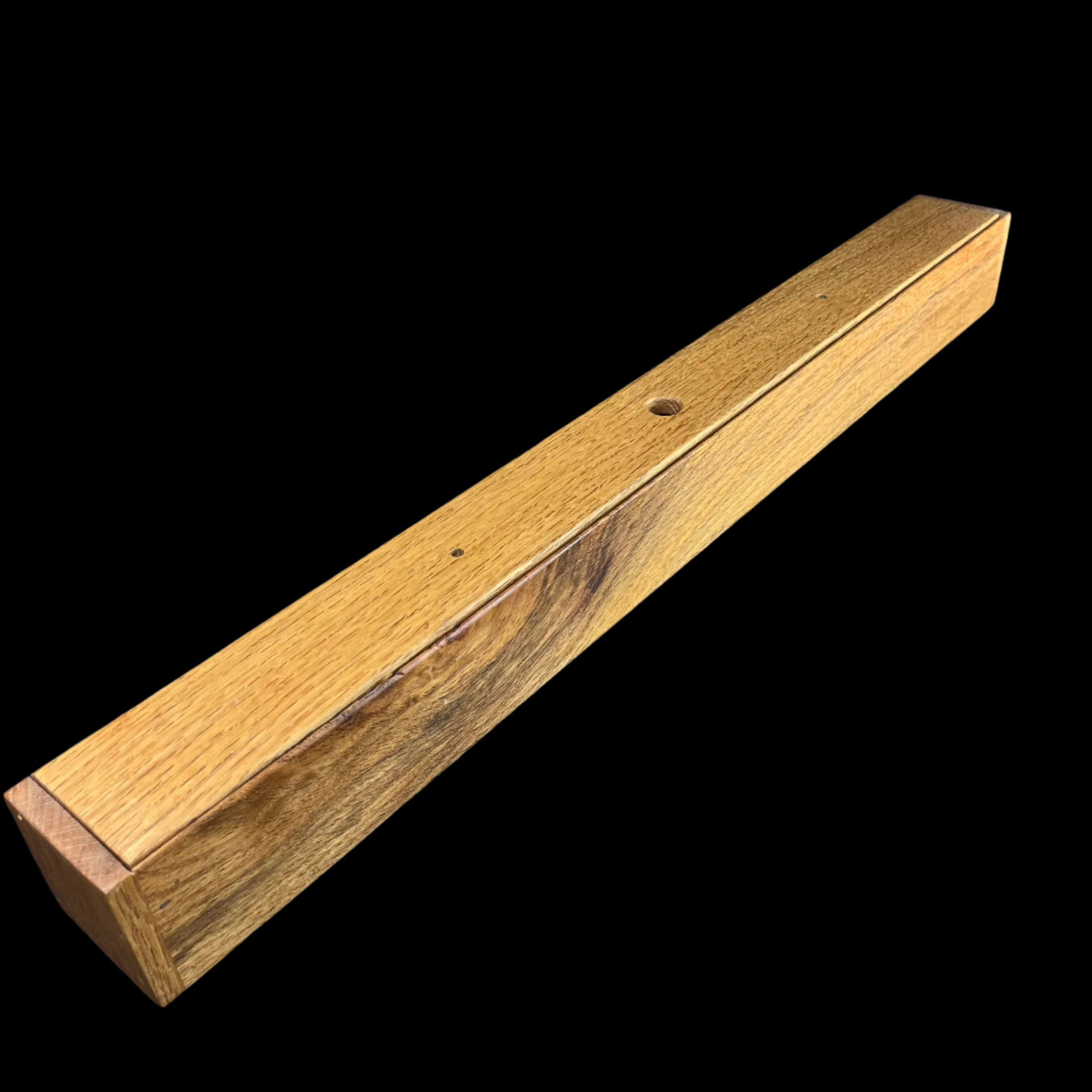 Wooden display box before being assembled