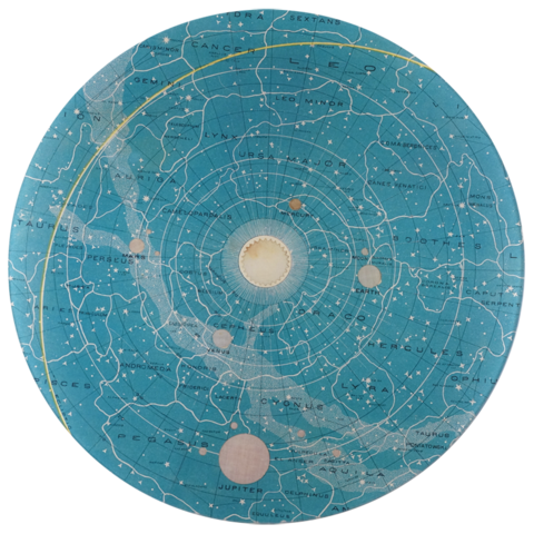 Front view of Round Constellation Tray
