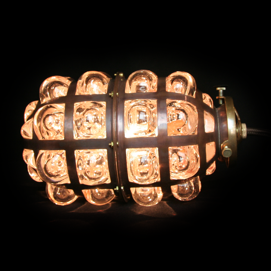 Side view of Dandelion Pill Pendant Lamp