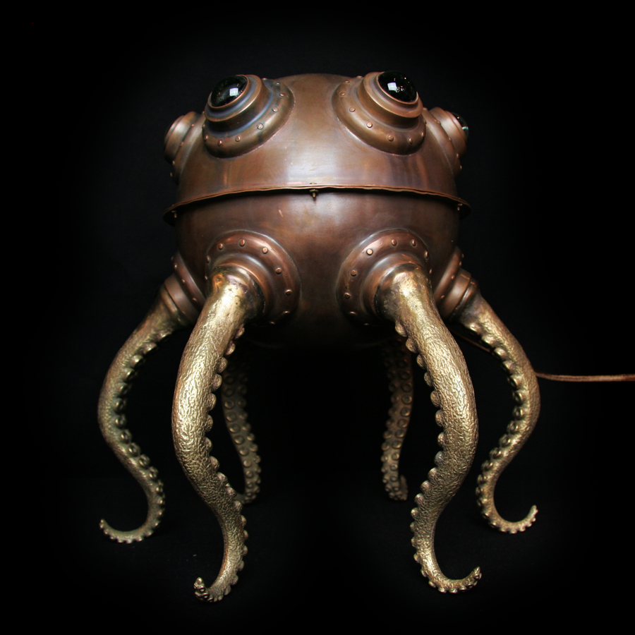 Father Octopod Desk Lamp with light off