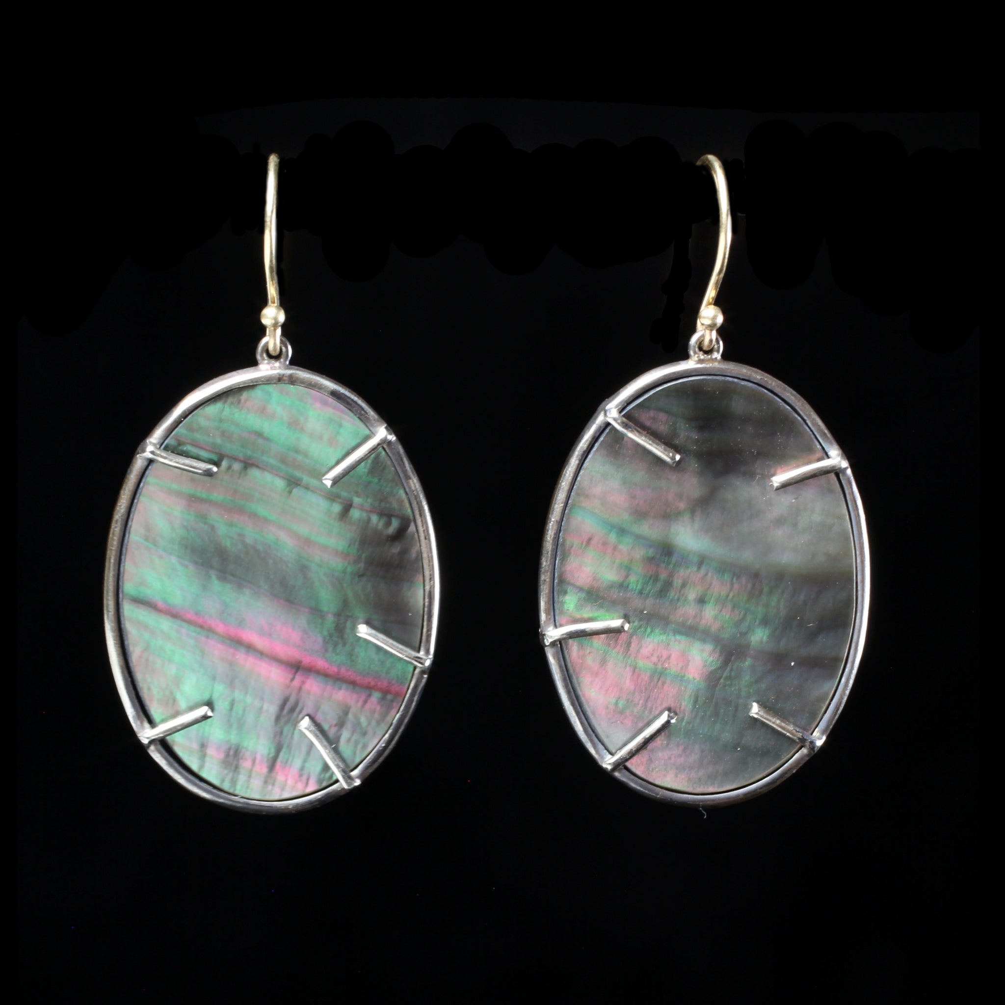 Front view of Silver Dollar Earrings