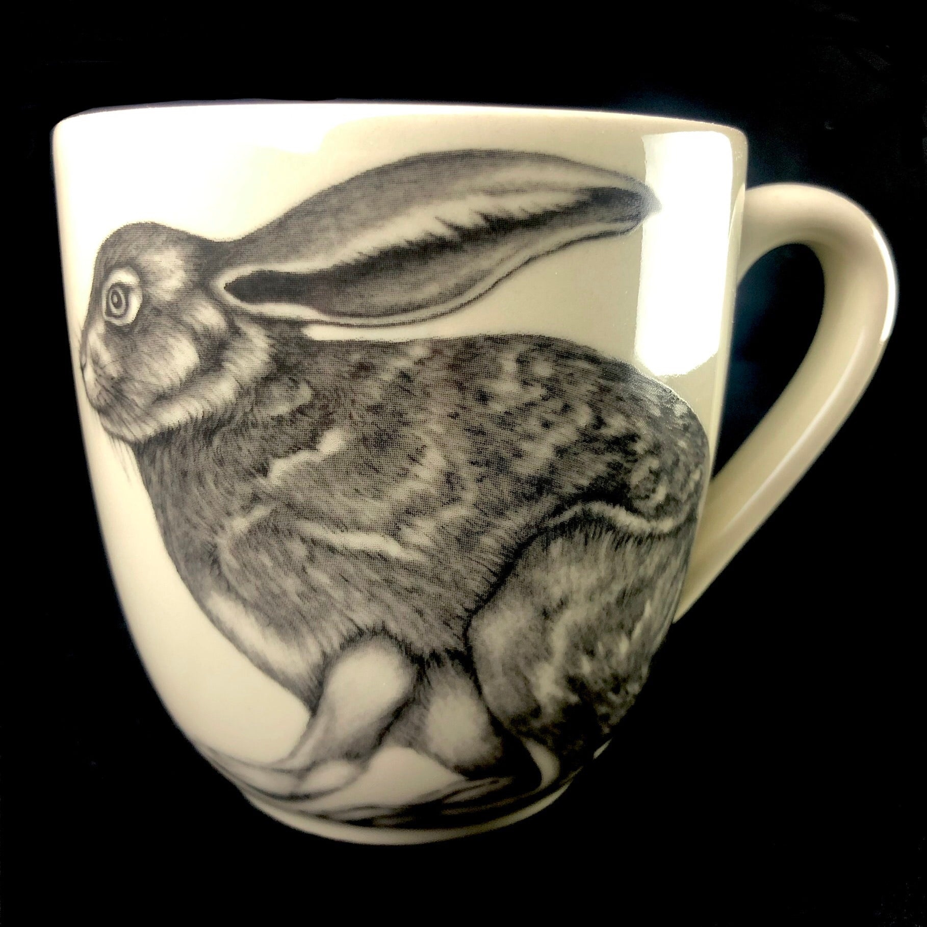 Front view of Hare Mug