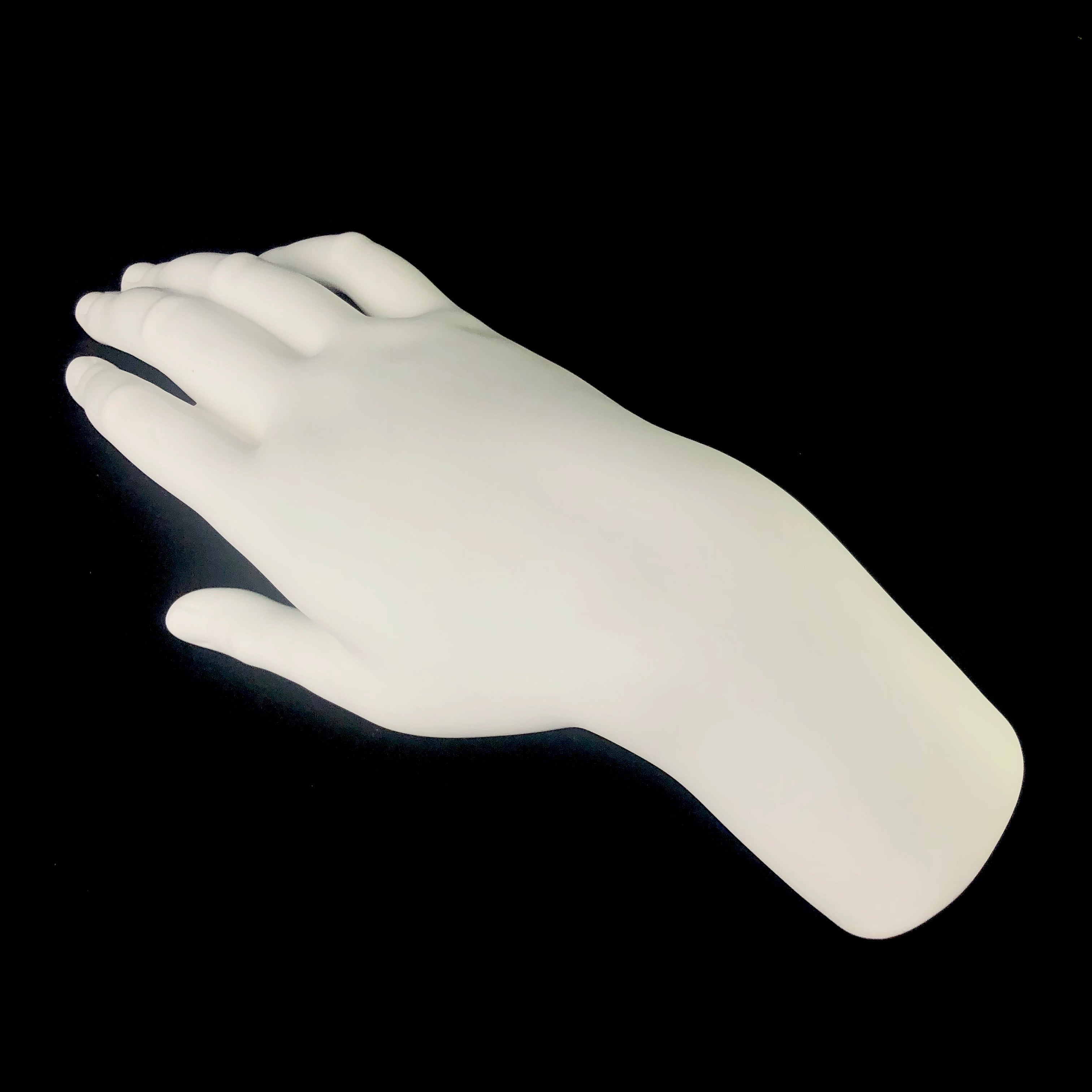 Top view of Oversized Porcelain Hand