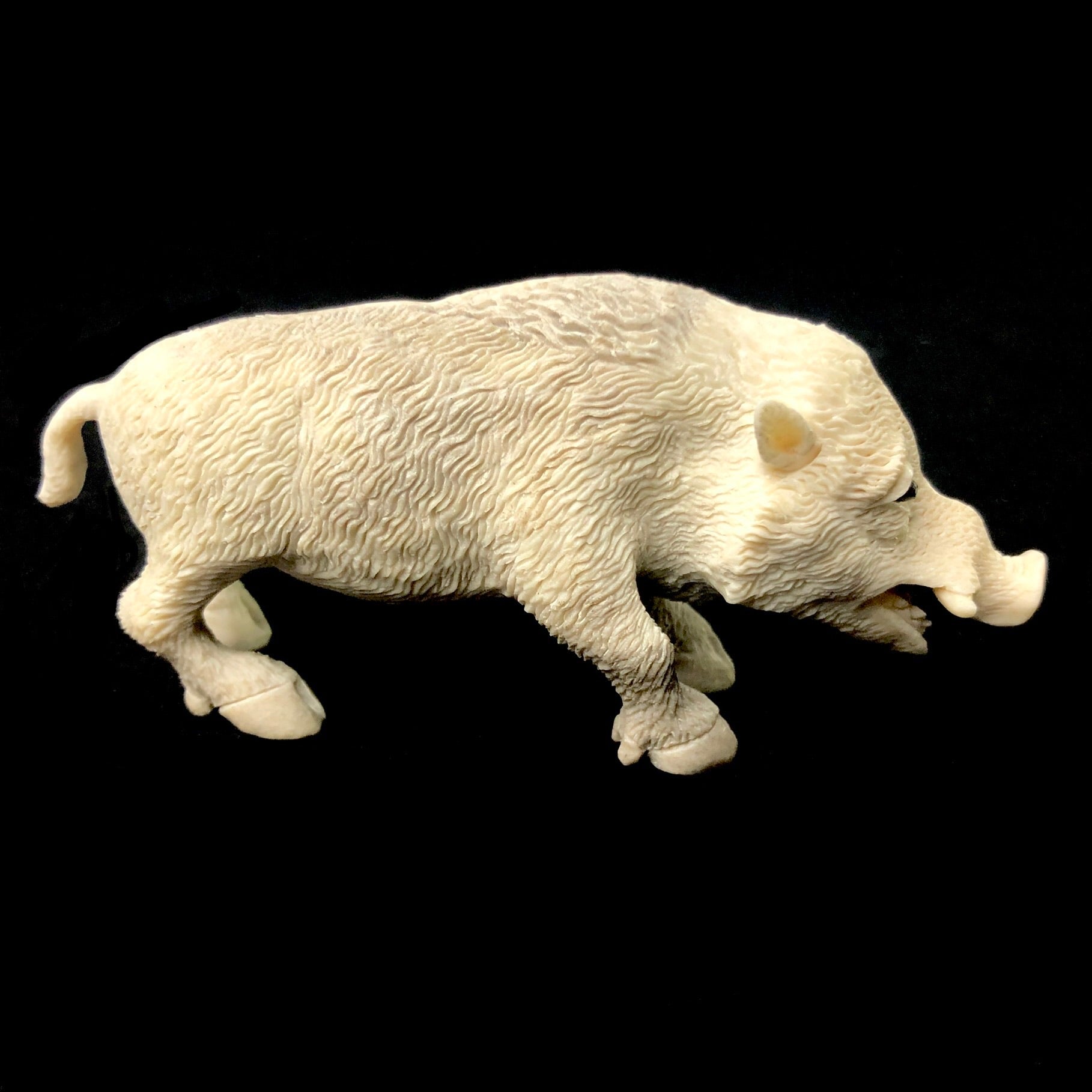 Side view of Boar Carving