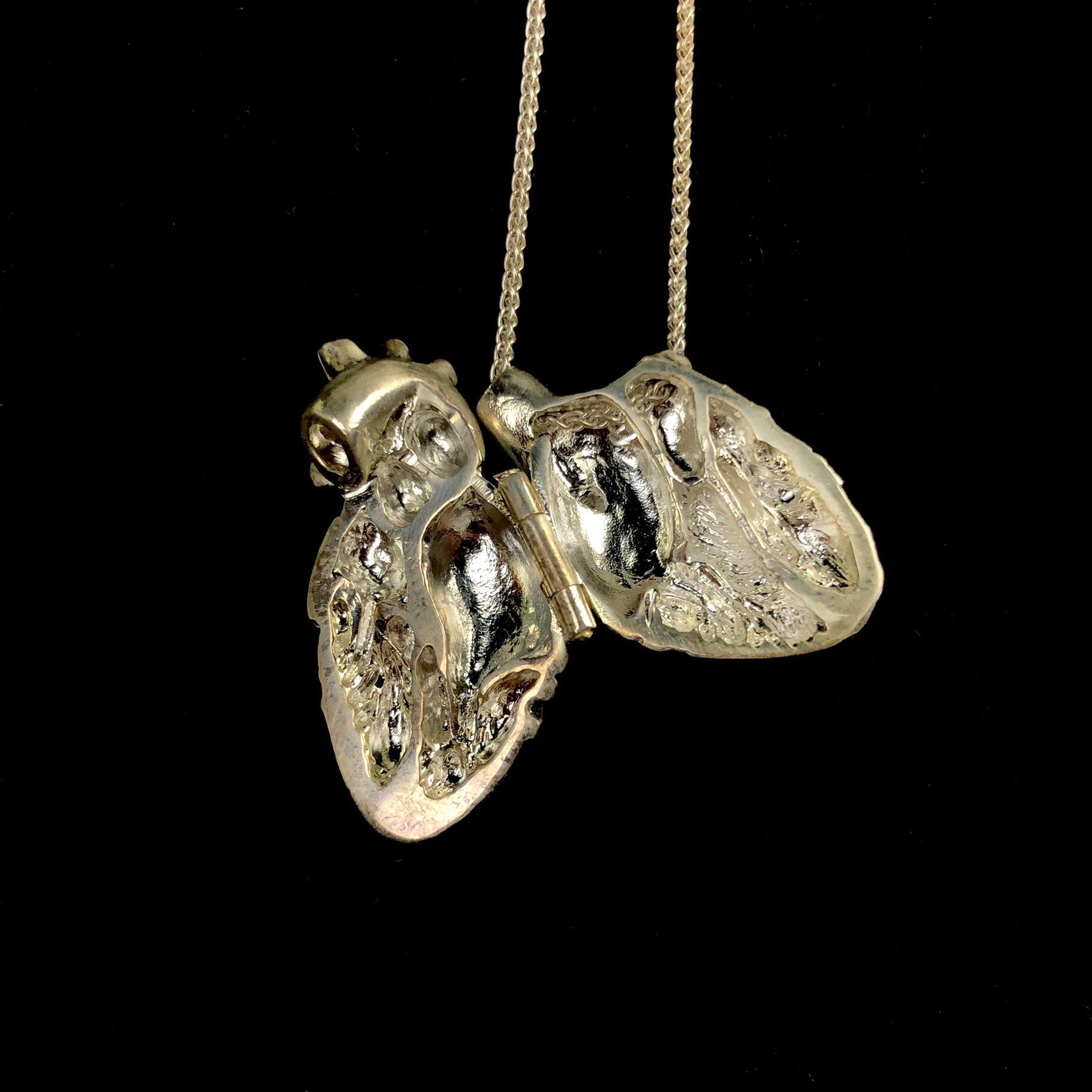 Anatomically correct heart locket hotsell