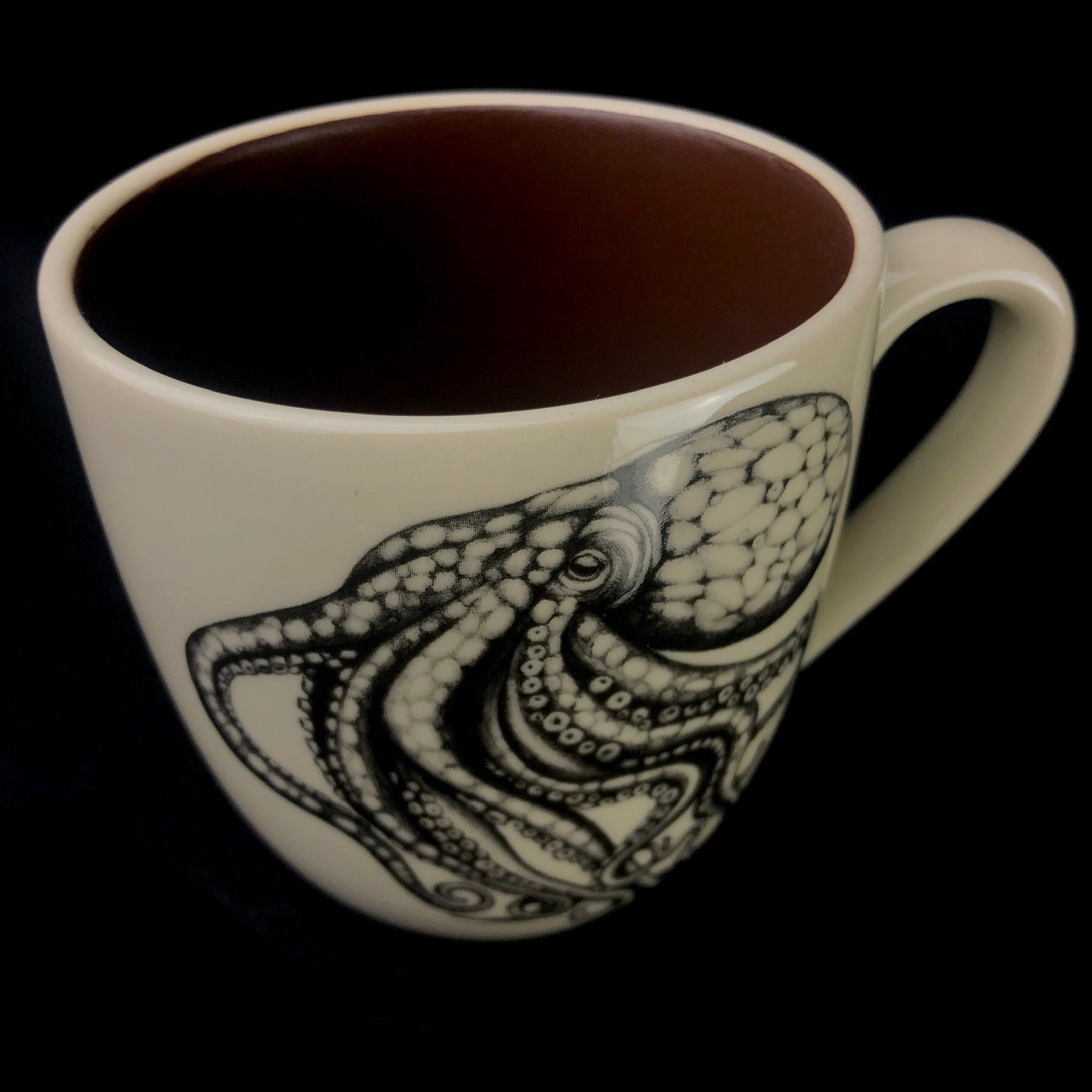 Top view of Octopus Mug
