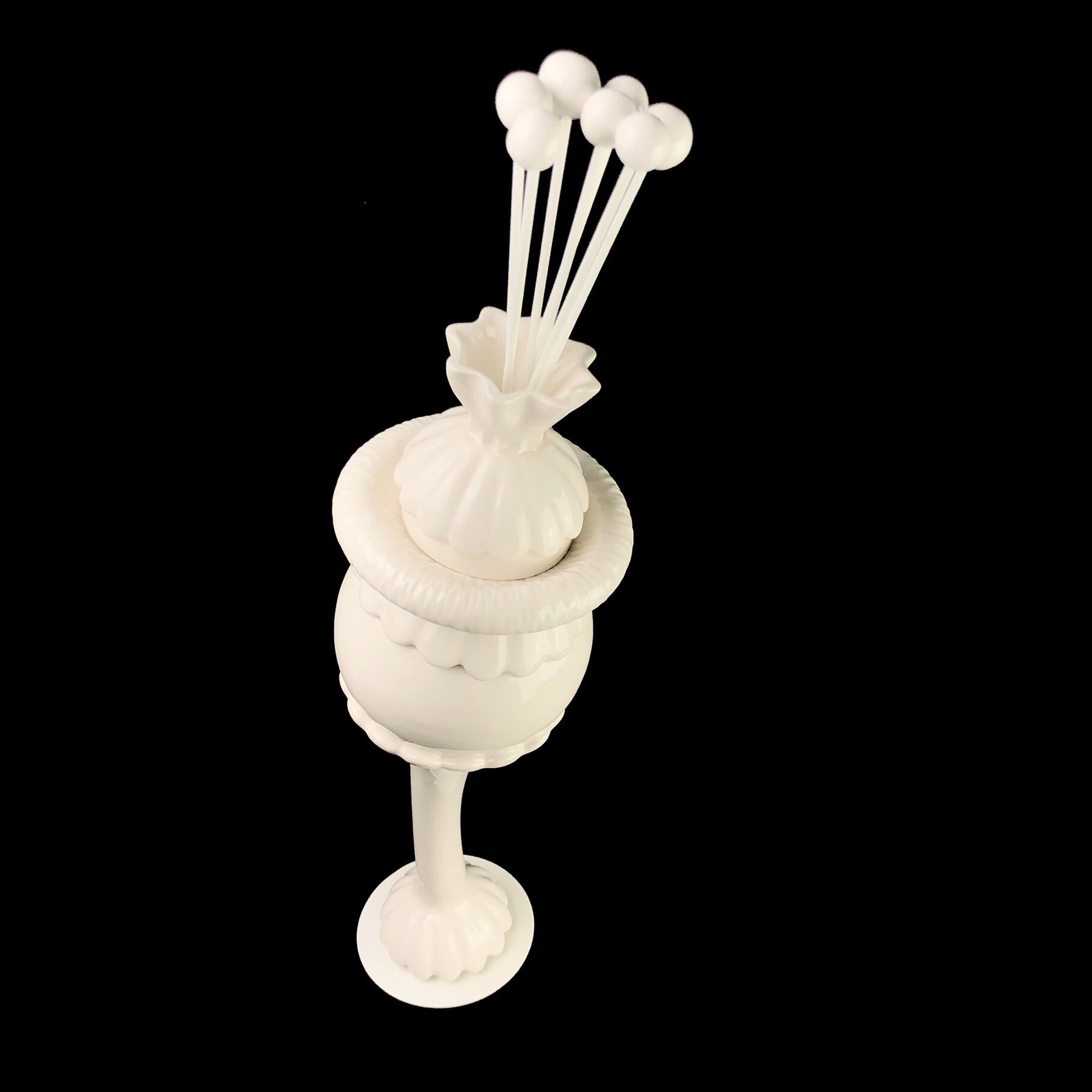 Top view of Ceramic Flower Oil Diffuser