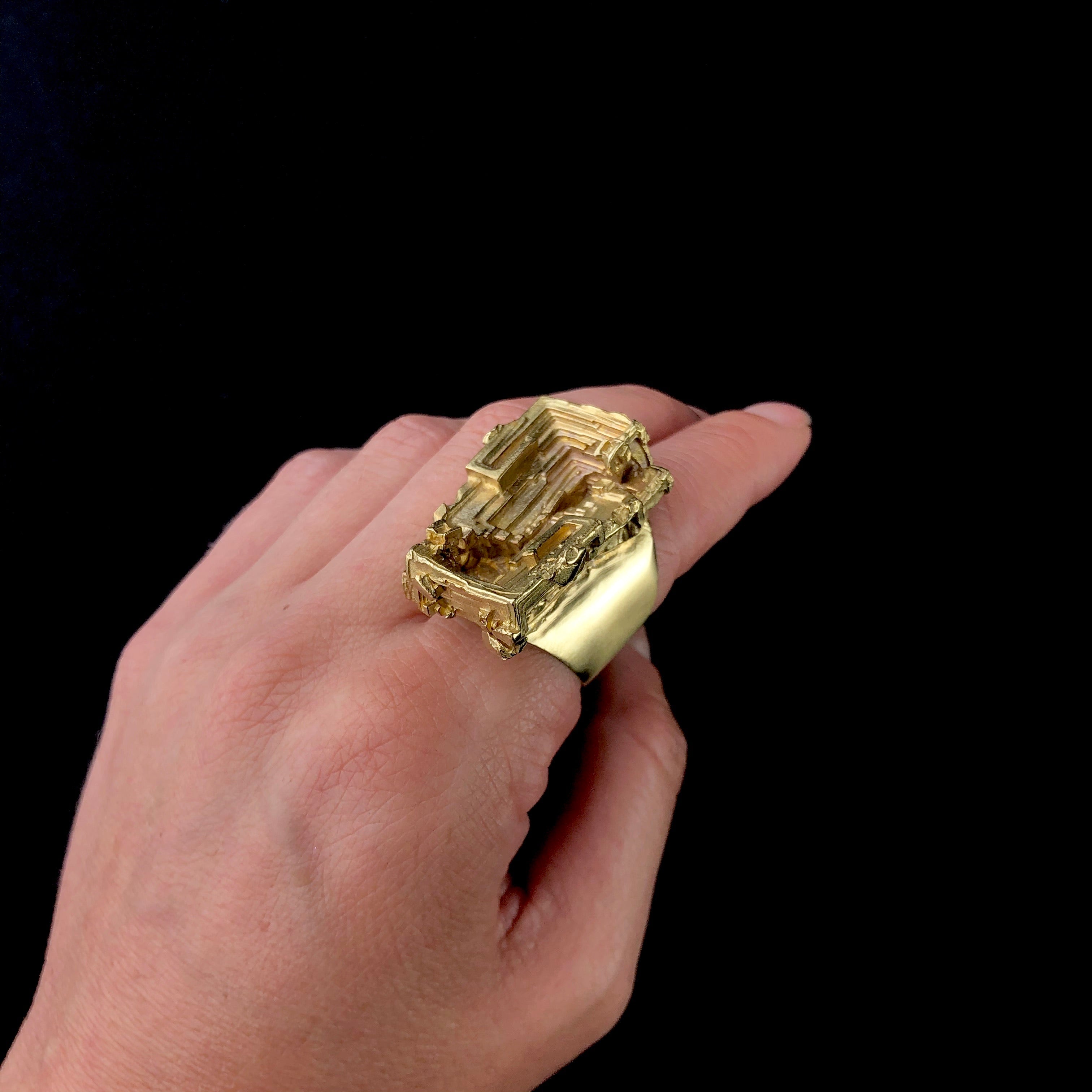 Brass Bismuth Ring