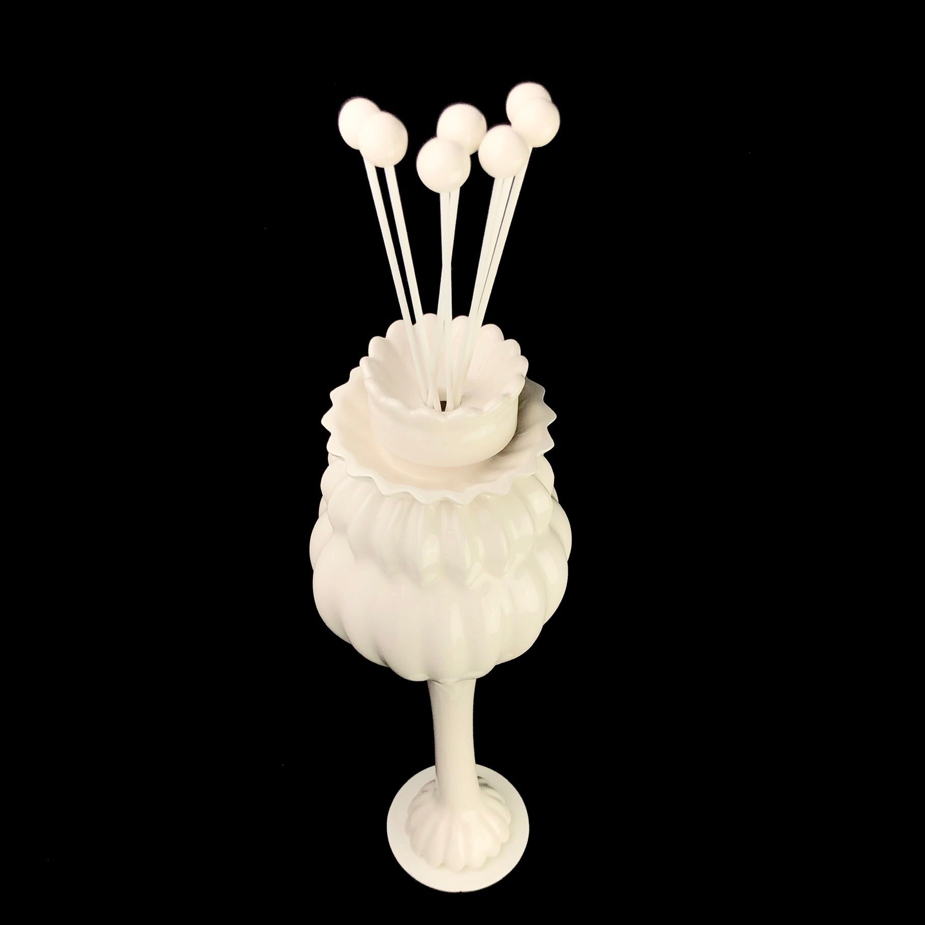 Top view of Ceramic Flower Oil Diffuser