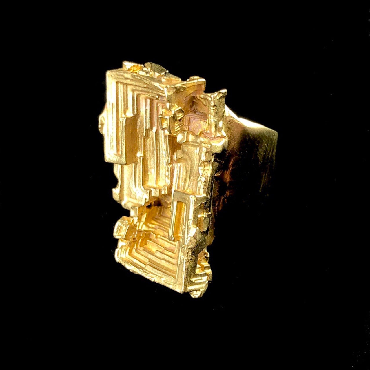 Brass Bismuth Ring